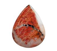 Ravishing Impressions - Cabujón jaspe piel de serpiente (45 CTW, 37 x 28 x 5 mm, colgante en forma de pera, para fabricación de joyas, mejora las cualidades de liderazgo en su