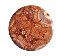 Ravishing Impressions - Cabujón redondo con forma de ojo de pájaro natural, 39 CTW, tamaño: 35 x 35 x 4 mm, fabricación de joyas, piedra preciosa, baja autoestima y fuerza emocional, piedra