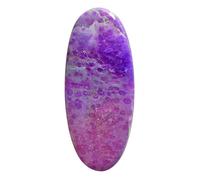 Ravishing Impressions Cabujón sugilite Oval Sudáfrica - Tamaño: 34 x 14 x 2 mm - Para hacer joyas - Piedra preciosa con amor espiritual, piedra preciosa,