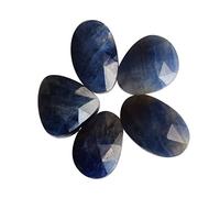 Ravishing Impressions - Juego de 5 cabujones de zafiro azul para hacer joyas para eliminar la depresión y te infundirá con luz y buen humor, gema, zafiro