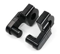 RAVTAKL Elevador de Manillar Compatible con NC700S/X NC750X ST1100 CRF150 CRF250L CRF450R CB300 CB500 CB600F CB1100 22 Mm 7/8 "Elevadores De Manillar Giratorios para Motocicleta(Black)