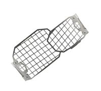 RAVTAKL Escudo de Faro Compatible con para F700GS 2008 2009 2010 2011 2012 2013 2014 2015 2016 Protector De Rejilla para Faro De Motocicleta(Silver)