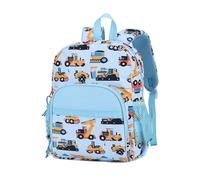 RAVUO Mochila infantil para niños y niñas, de 2 a 8 años, más ligera con correa para el pecho, Excavadora-S, Klein(32cm-nicht passend für A4 Ordner), Mochilas rucksack