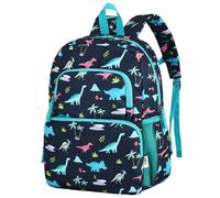 RAVUO Mochila Niño 5-8 Años,12L Mochila Escolar Infantil Impermeable con Correa de Pecho para Guardería y Primaria Dinosaurios