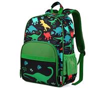 RAVUO Mochila Niño, Linda Mochilas Escolares Niños 6-9 Años Impermeable Mochila Infantil Grande con Correa Pecho Ligero Mochila Dinosaurios para Guarderia Primaria Preescolar 15.5L
