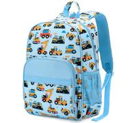 RAVUO Mochila Niño, Linda Mochilas Escolares Niños 6-9 Años Impermeable Mochila Infantil Grande con Correa Pecho Ligero Mochila Excavadora para Guarderia Primaria Preescolar 15.5L