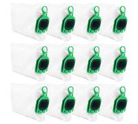 Ravytha 12 Piezas Bolsas Aspiradora Compatible con Vorwerk Kobold VB100 FP100, Bolsas de Aspiradora, Bolsas de Polvo, Bolsas de Filtro Repuesto para Vorwerk Kobold VB 100 FP 100 Aspiradora