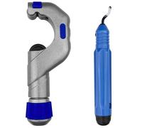 Ravytha Juego de Cortatubos Cobre 5-50mm, Corta Tubo PVC con Herramienta de Desbarbado, Cortador de Tuberías, Rodamiento de Bolas Cortatubos para Cortar Acero Inoxidable, Tubos de Aluminio, Plástico