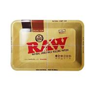RAW 18608 Mini Metal Rolling Tray-Bandeja (18,0 x 12,5 cm), hojalata