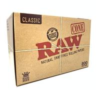 CAJA DE 800 CONOS DE PAPEL DE LIAR RAW KING SIZE CLASSIC