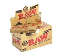 RAW 500 , 10 LIBRITOS DE 500 HOJAS. total 5000 hojitas papel de fumar natural