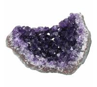 Raw Amethyst Stones and Crystals Rock, Natural Amathesis Crystal Clusters, Geodes with Crystals, Cuarzo Amatista Original, Real Amethyst Crystals Geode, Gemstones, Healing Crystals(1.7Lb)