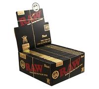 RAW Black King Size Slim Classic-50 librillos de 32 Hojas, Papel, Color