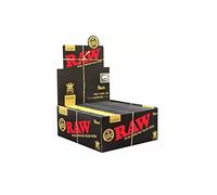 RAW Black King Size Slim Classic-50 librillos de 32 Hojas, Papel, Color