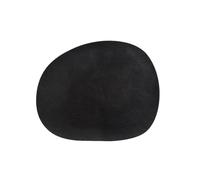Raw - Buffalo placemat - Recycled Leather - 1 pc - Black
