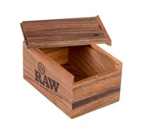 RAW Caja de madera de acacia con tapa deslizante