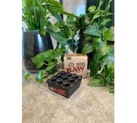 RAW - Cenicero Regal Metálico Color Negro - Ideal para Sala de Estar - 1 Unidad