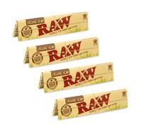 RAW Classic King Size Paper-Lote de 5 Cuadernos de Papel, Amarillo, pequeño