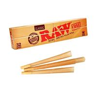 32x Conos / Papel de fumar RAW Cone 1 1/4 (75x45mm)