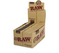 RAW Connoisseur 1 1/4 Medium Size Papers + Tips 1 Box (24x) Atención: no King Size Papers!