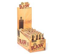 Raw Conos preenrollados tamaño King 1 x 3 - 32 paquetes (caja completa de 96 conos)