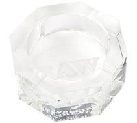 RAW Crystal Glass Ashtray Bandeja de Cristal para Cenizas, Medium