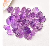 Raw Crystals Stone Minerals Amethyst Rose Quartz Irregular Shape Rough Rock Stone Aquarium Decoration (Color : Amethyst, Size : 100g)