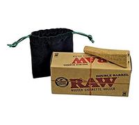RAW Double Barrel - Soporte doble para cigarrillos (madera)