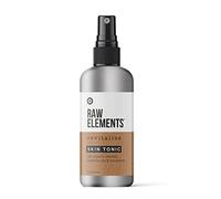 Raw Elements Tónico orgánico diario revitalizante para hidratar y reparar con algas árticas, aloe vera, aceite de oliva y aceites esenciales en botella de aerosol de aluminio, 4 onzas