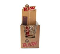 Raw - filtros para cigarrillos de celulosa Slim 6 mm crudo 1 caja (30 bolsas)