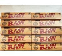 Raw King Size Slim - Papel de Liar, Juego de 10 Paquetes con 320 Hojas