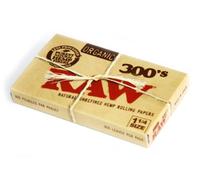RAW Natural unrefined and ORGANIC Rolling paper size 1 1/4-300 papers by HBI