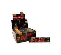RAW Black King Size Slim Classic-50 librillos de 32 Hojas, Papel, Color