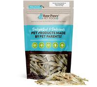 Raw Paws Pet Freeze Minnows secos para perros y gatos - Estados Unidos Fish Dog Treats - todos natural, único ingrediente Minnow Cat Treats - Raw Freeze Dried Dog Snacks - Grain Free Cat Reward,
