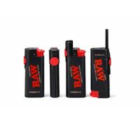 RAW Phoenix Lighter - Mechero recargable a prueba de viento de gas butano con herramienta integrada, llama ajustable, diseño compacto para uso doméstico y al aire libre