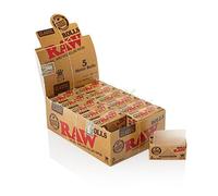 RAW Rollos clásicos de tamaño king size de 3 metros, papel natural sin refinar, 6 rollos (6)