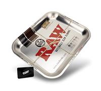 RAW Silver Series Metal Rolling Tray Variaciones, Large, 1