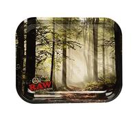 RAW Smokey Forest Trees Tray - Bandeja de papel de metal (11 x 13,5 cm), diseño de árboles
