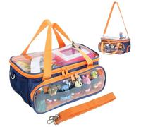 Raweao Bolsa de Transporte para Tonies, Estuche para Toniebox con Correa de Hombro y Manija, Bolso Portátil de Viaje para Toniebox y Accesorios de Gran Capacidad (Azul)