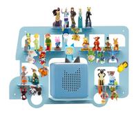 Raweao Estantería Magnética Estante para Tonie Toniebox Figuras, Estante de Metal para 30 Tonies Figuras, Estante Pared para Toniebox, Estante para Toniebox para Decoración de Habitación Infantil