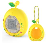 RAWECUD Funda de silicona para Tamagotchi Nano x Sanrio, carcasa protectora para Tamagotchi Nano x Accesorios Electrónicos Mascotas, Funda de silicona con cadena de bolas (amarillo)