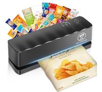 Rawhui Mini Selladora Bolsas de Plastico con 5 Velocidades USB Recargable Mini Sellador de Bolsas Maquina Termica Selladora Termoselladora para Bolsas de Virutas, Aperitivos,Frutas,Galletas