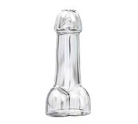 Rawisu Copas de Vino Arte Corporal Copas de cóctel pene cócteles Bebidas Vaso de Cerveza Forma de Tallo Copa de cóctel Barra de Vidrio de borosilicato Botella de Regalo Divertida, 6 cm * 15 cm