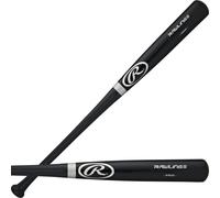Rawlings Adirondack de artículos Deportivos Bate de Madera de Fresno, Color Negro, tamaño 34" x 31 oz.