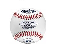 Rawlings | Balones oficiales T-Ball | TVB | Juvenil/6u | 12 unidades | N?cleo de goma esponjosa | Interior/Exterior