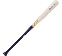 Rawlings Bate de béisbol Unisex para Adultos de Madera de Abedul | Big Stick Elite | Multiple Colors/Styles Bate de béisbol de Madera, Natural/Azul Marino - 110 Perfil, 34 Pulgadas