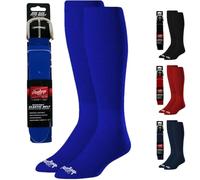 Rawlings Belt & Socks Combo de cinturón y calcetín de béisbol, Unisex, Azul Cobalto, M