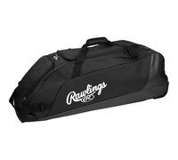 Rawlings | Bolsa de Equipo con Ruedas Workhorse | Béisbol y sóftbol | Negro