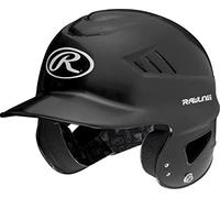 Rawlings Coolflo NOCSAE - Casco de Batting Moldeado, Color Negro, Talla única