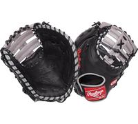Rawlings Foundation Series Baseball Glove | Aaron Judge Collab | Multiple Styles Guante de béisbol, Hombres, Red de Doble Barra de un Solo Poste | Negro/Gris, 12.5" | First Base